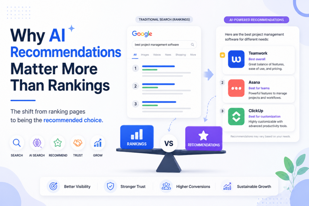 Why AI Recommendations Matter More Than Rankings